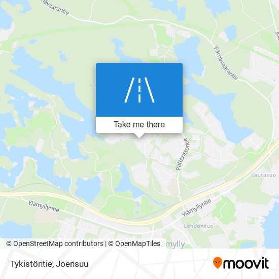 Tykistöntie map