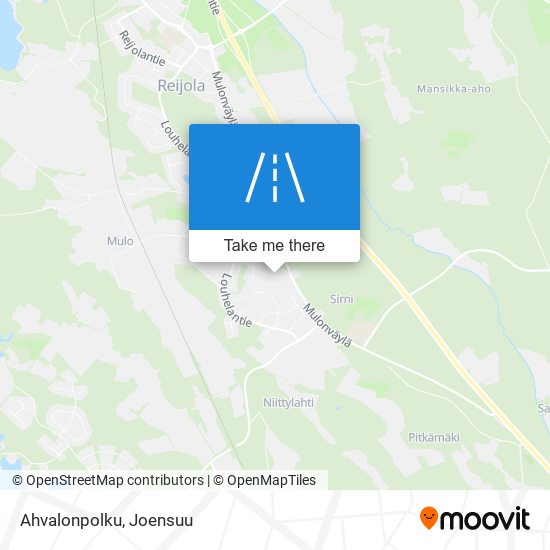 Ahvalonpolku map