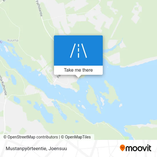 Mustanpyörteentie map