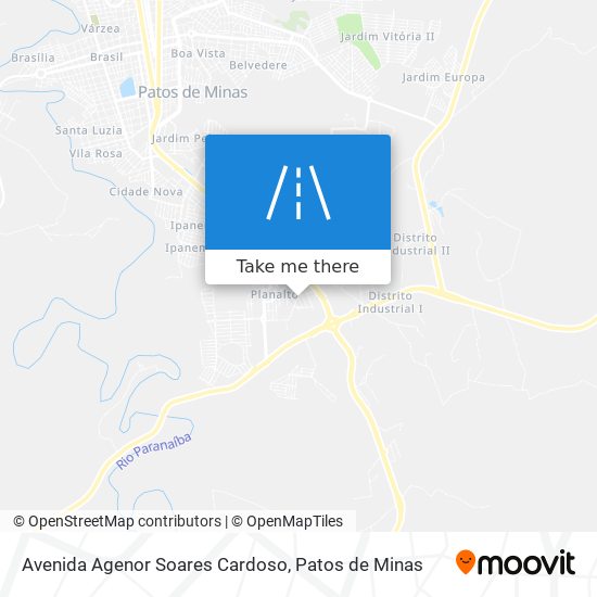 Mapa Avenida Agenor Soares Cardoso