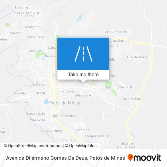 Avenida Dilermano Gomes De Deus map