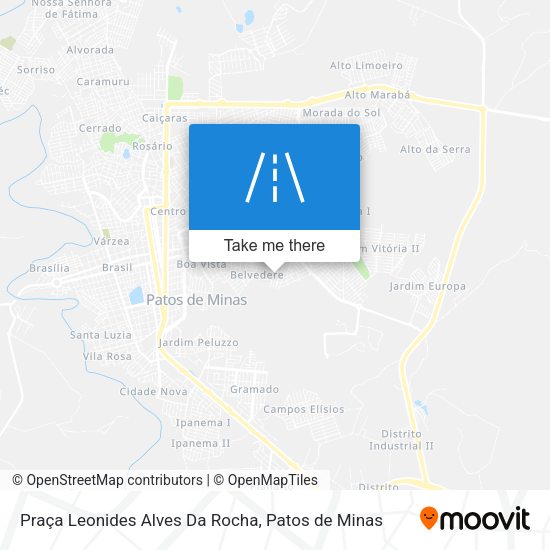 Praça Leonides Alves Da Rocha map