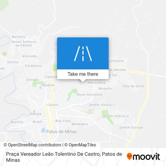 Praça Vereador Leão Tolentino De Castro map