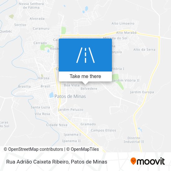 Rua Adrião Caixeta Ribeiro map