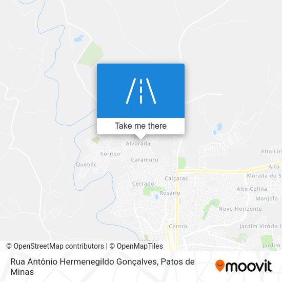 Rua Antônio Hermenegildo Gonçalves map