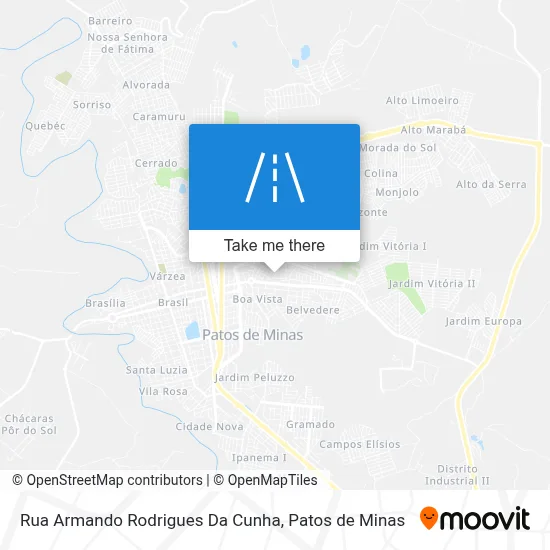 Rua Armando Rodrigues Da Cunha map