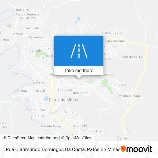 Rua Clarimundo Domingos Da Costa map