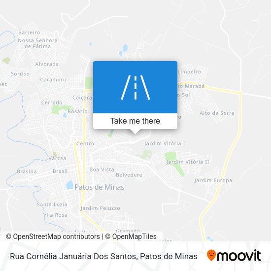 Rua Cornélia Januária Dos Santos map