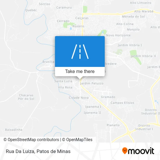 Rua Da Luiza map