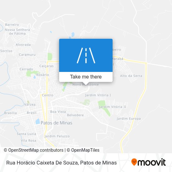 Rua Horácio Caixeta De Souza map