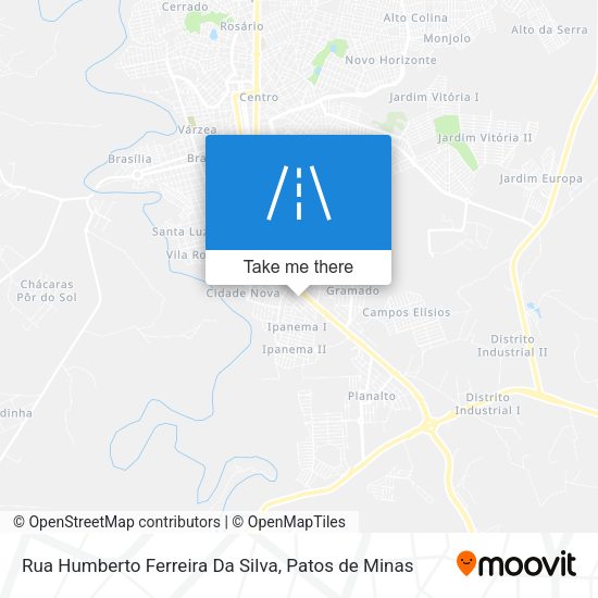 Rua Humberto Ferreira Da Silva map