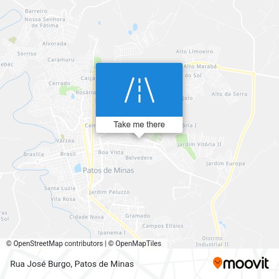 Rua José Burgo map