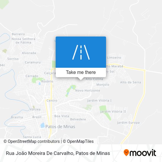 Rua João Moreira De Carvalho map