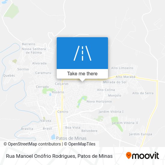 Rua Manoel Onófrio Rodrigues map
