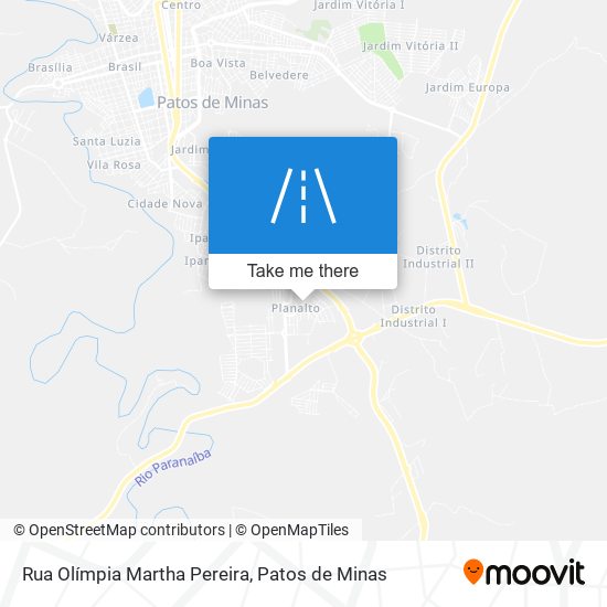 Rua Olímpia Martha Pereira map