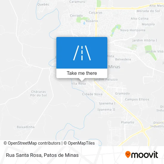 Rua Santa Rosa map