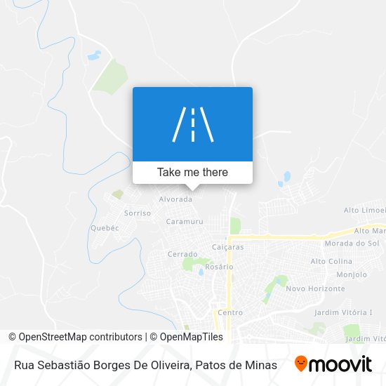 Rua Sebastião Borges De Oliveira map