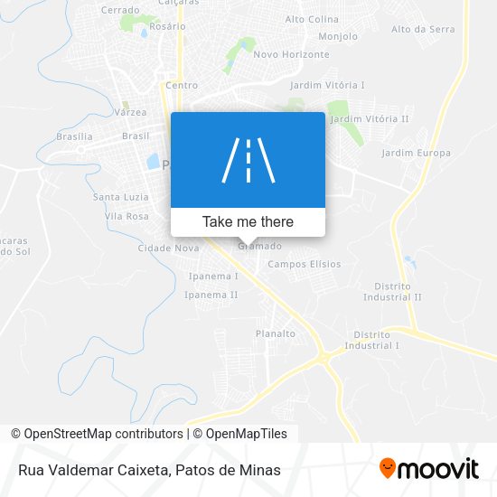 Rua Valdemar Caixeta map