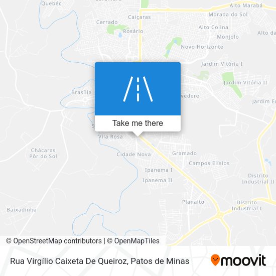Rua Virgílio Caixeta De Queiroz map