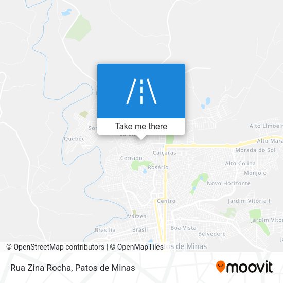Rua Zina Rocha map