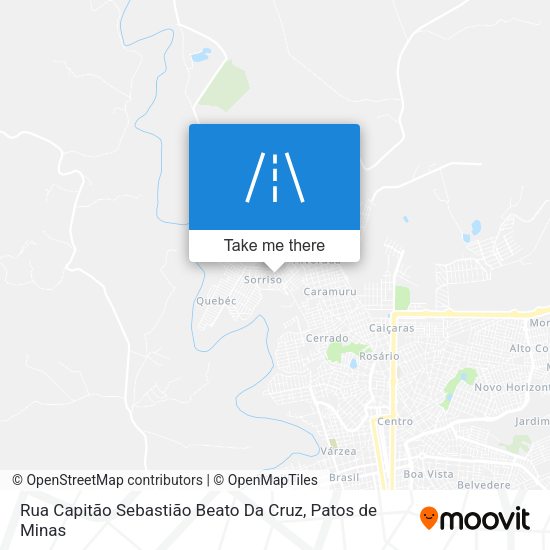 Rua Capitão Sebastião Beato Da Cruz map
