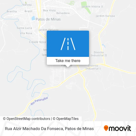 Rua Alzir Machado Da Fonseca map