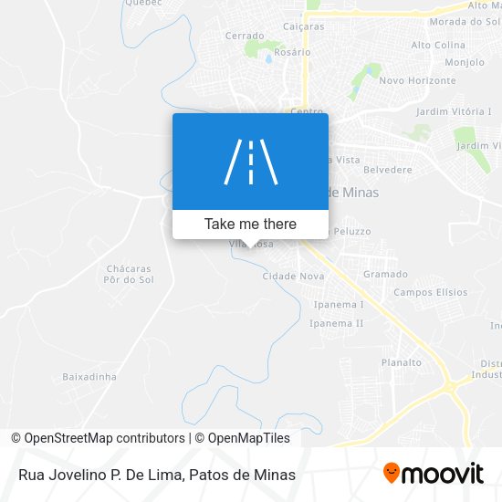 Rua Jovelino P. De Lima map
