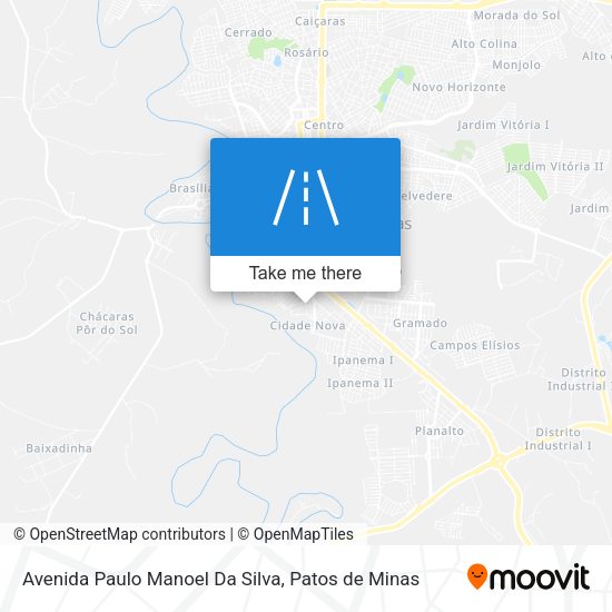 Avenida Paulo Manoel Da Silva map