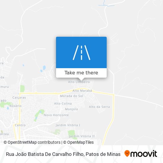 Rua João Batista De Carvalho Filho map