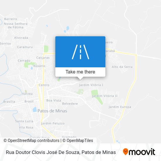 Rua Doutor Clovis José De Souza map