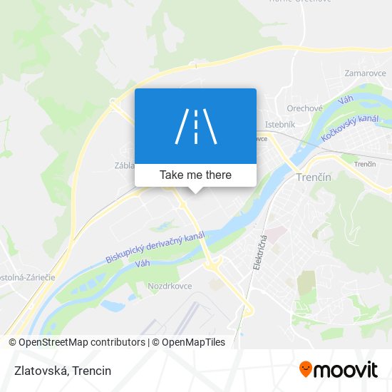 Zlatovská map