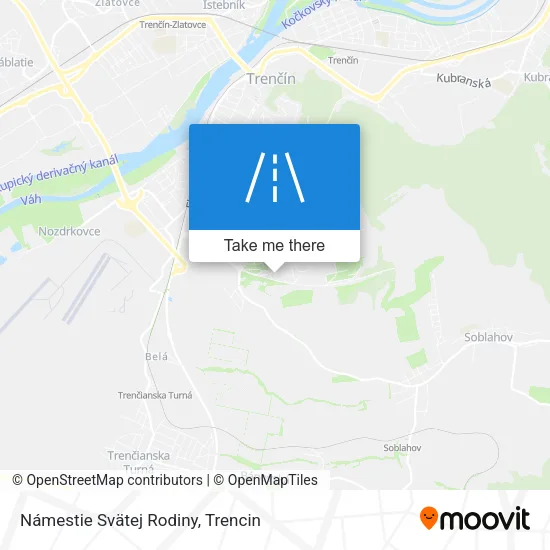Námestie Svätej Rodiny map