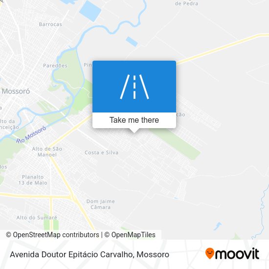 Avenida Doutor Epitácio Carvalho map