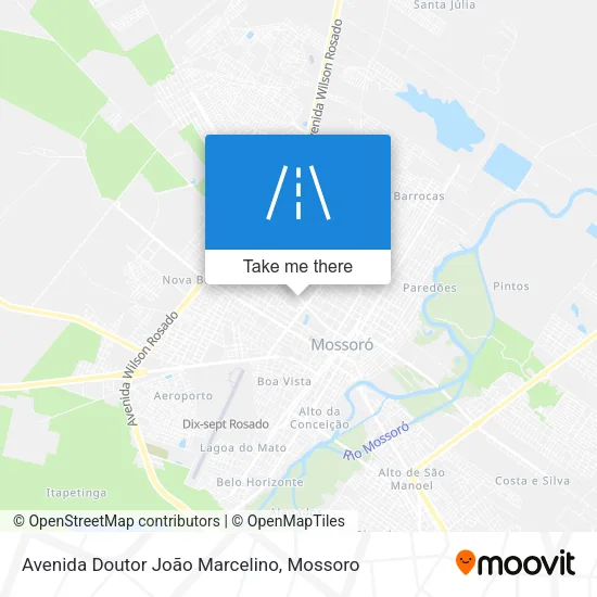 Avenida Doutor João Marcelino map