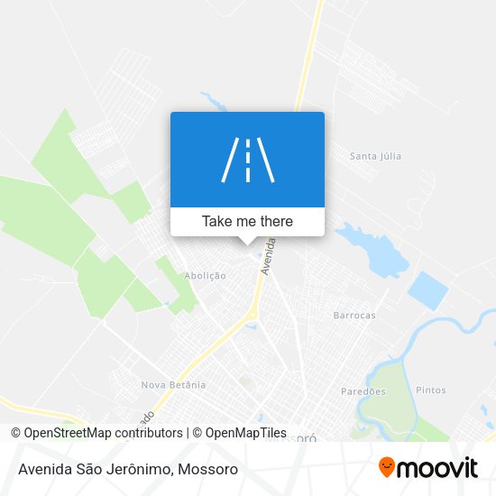 Avenida São Jerônimo map