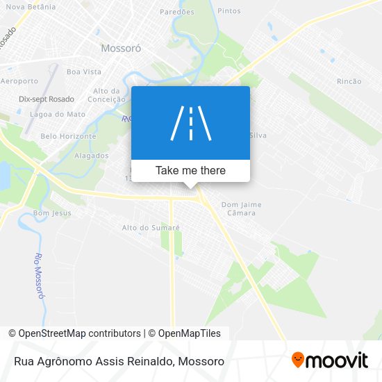 Rua Agrônomo Assis Reinaldo map