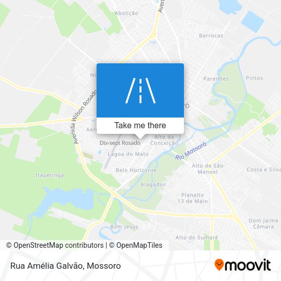 Rua Amélia Galvão map