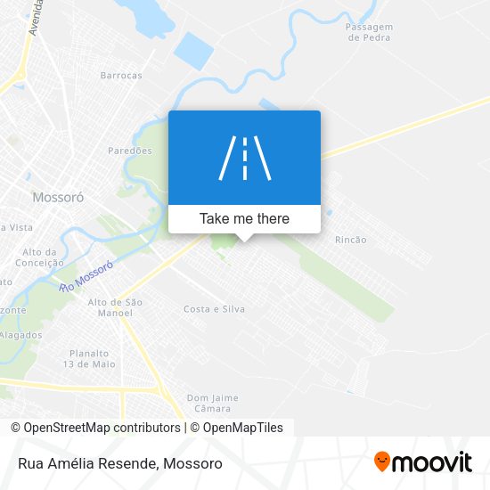 Rua Amélia Resende map