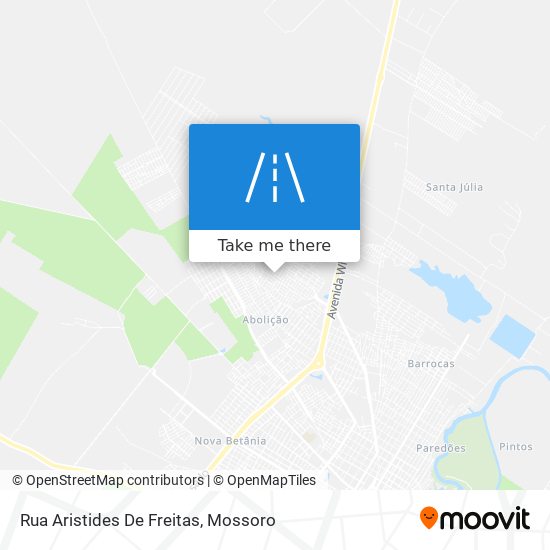 Mapa Rua Aristides De Freitas