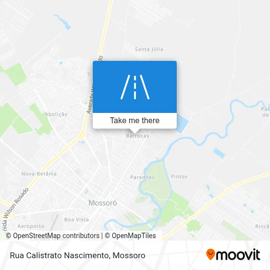 Rua Calistrato Nascimento map