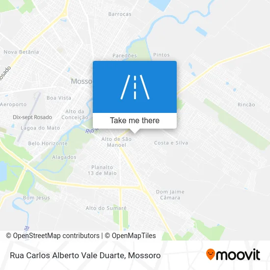 Rua Carlos Alberto Vale Duarte map