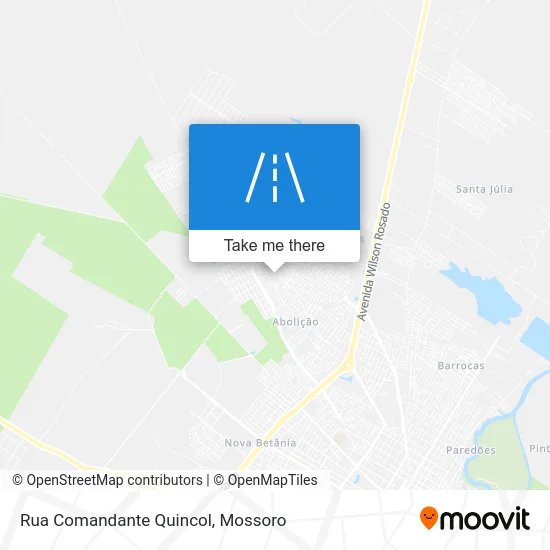 Rua Comandante Quincol map