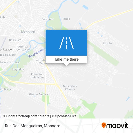 Rua Das Mangueiras map