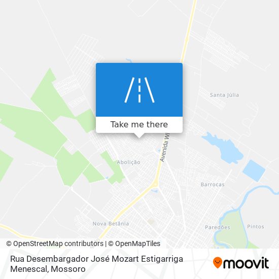 Rua Desembargador José Mozart Estigarriga Menescal map