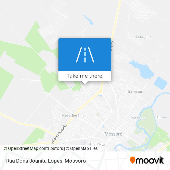 Mapa Rua Dona Joanita Lopes