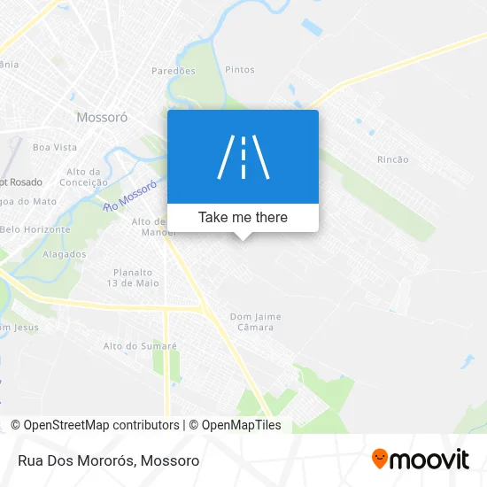 Rua Dos Mororós map