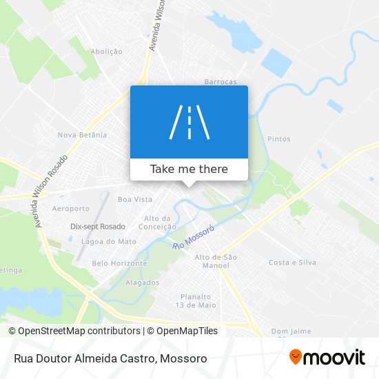 Rua Doutor Almeida Castro map