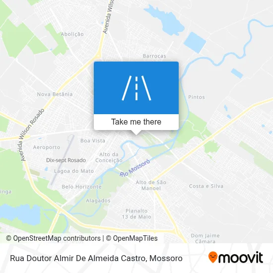 Rua Doutor Almir De Almeida Castro map