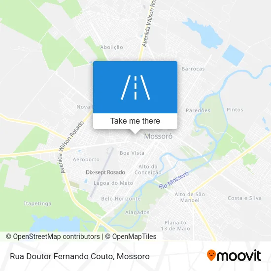 Rua Doutor Fernando Couto map