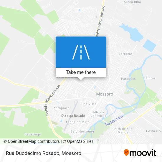 Rua Duodécimo Rosado map